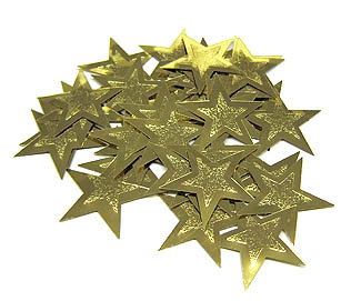 Sterne 3cm 20g gold